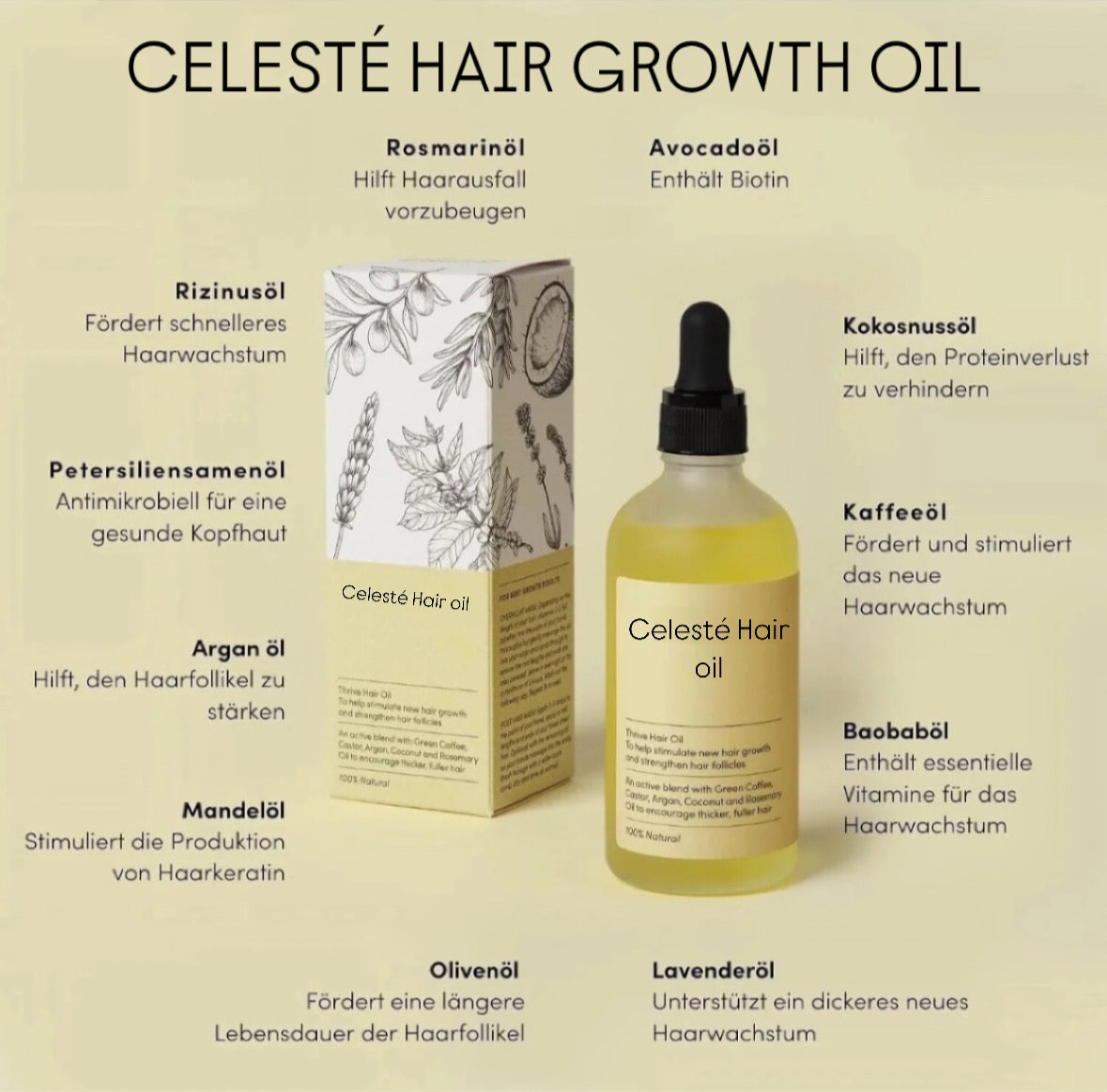 Celesté Hair Oil